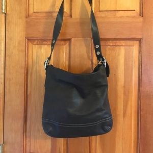Coach Vintage Soho Slim Crossbody Hobo Brown Bag